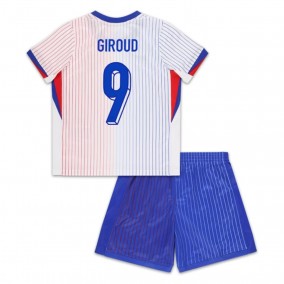 Frankrike Giroud 9 EM Bortedrakt Barn 2024